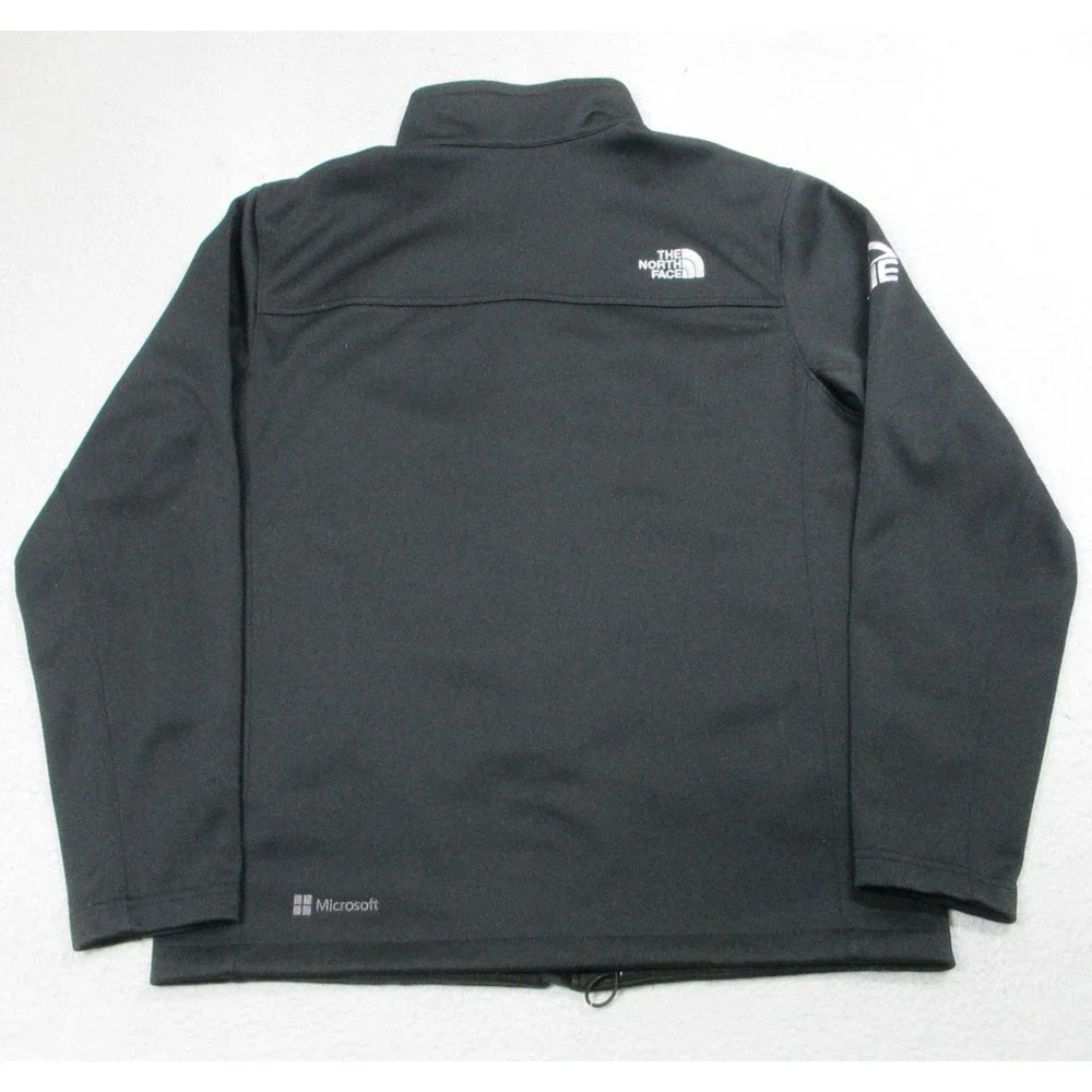 The North Face Jacket Mens Large Black WindWall Microsoft Softshell Full Zip - Picture 11 of 12